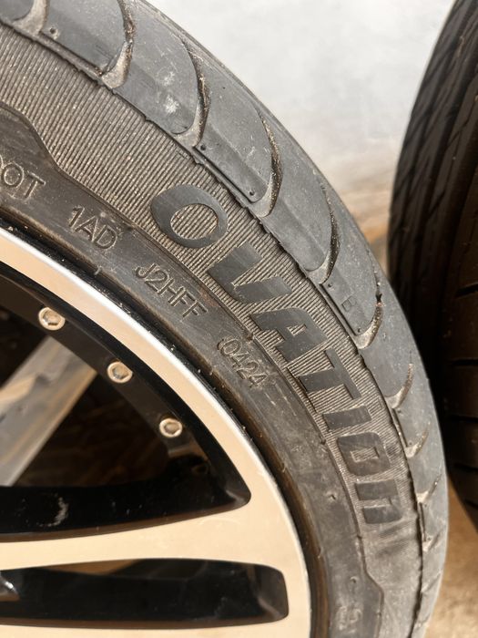 Диски с летней резиной на приору