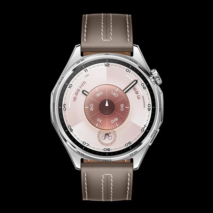 Huawei - Watch GT6, 1.47'', 46 mm, Grey Leather
