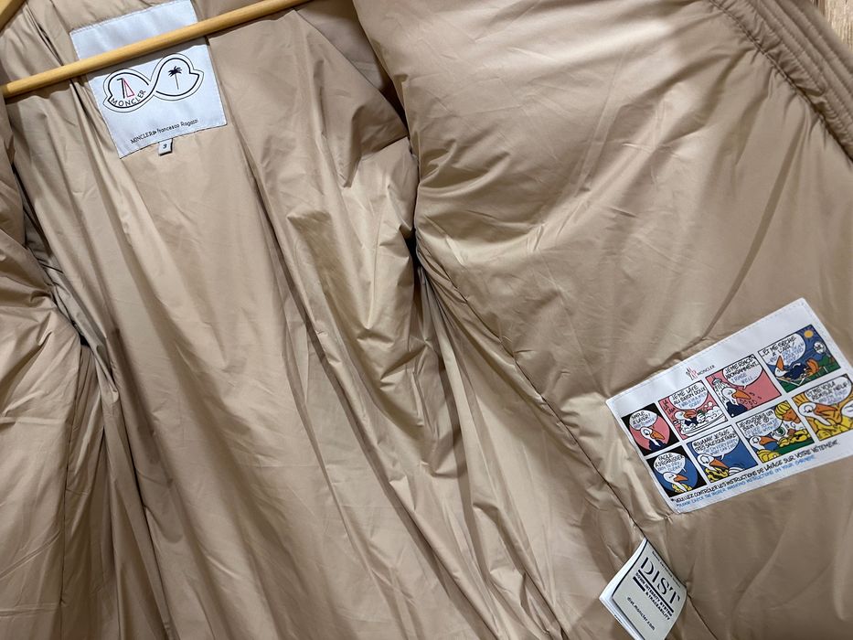 Яке Palm Angels x Moncler бяло размер Л