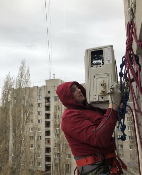 Установка кондиционера