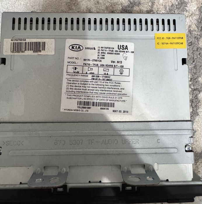 техника KIA K5 OPTIMA