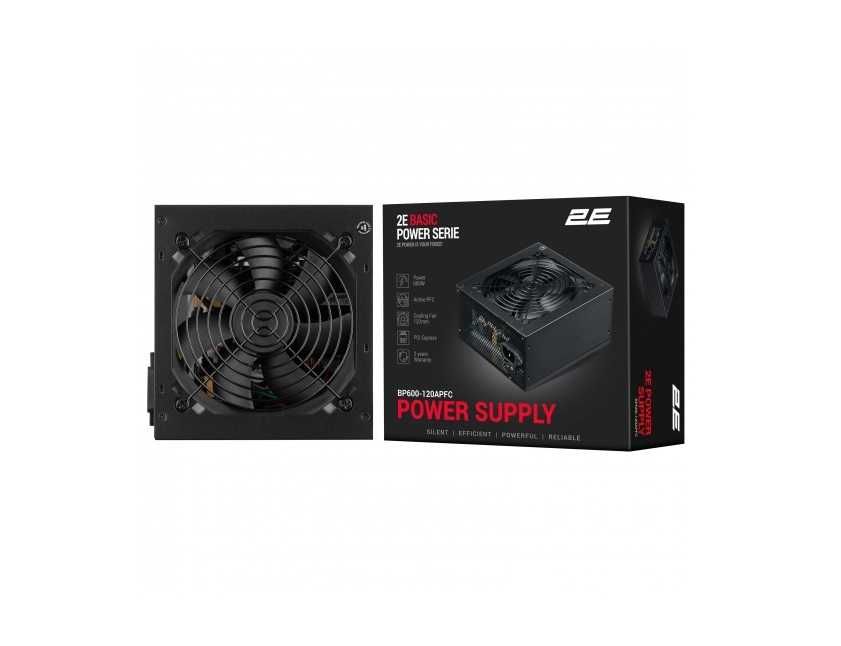 } Блок питания 2E BASIC POWER 600W APFC 120мм
