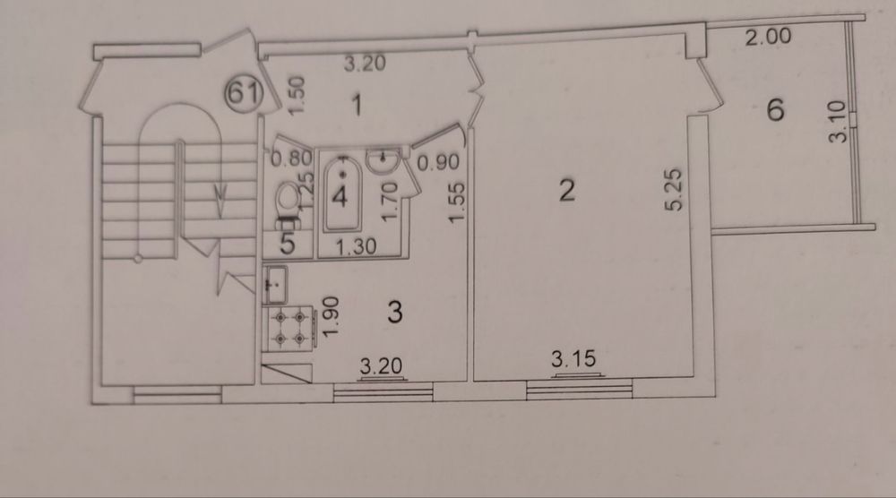 Код 861  Продаю 1/2/5 ком квартира куйлюк массив 5