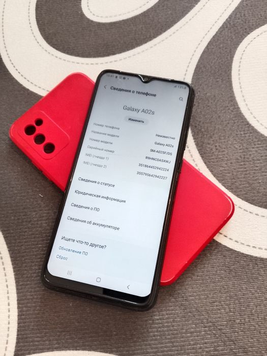 Samsung A02S телефон