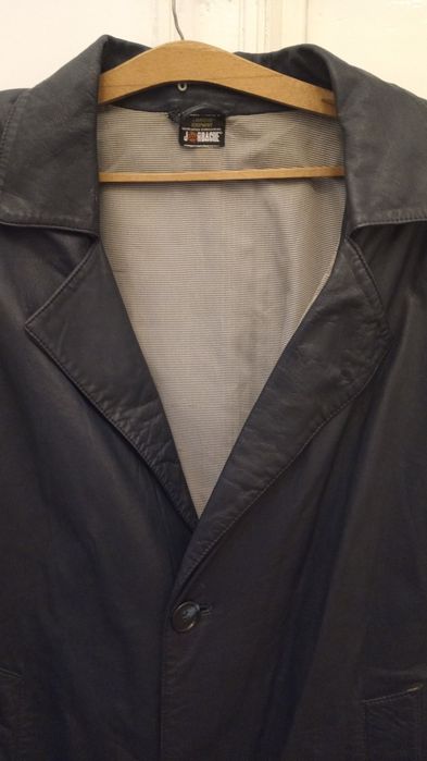 Haina Lunga Piele Jordache Made USA BleumarinNegru Extra Large Cordon