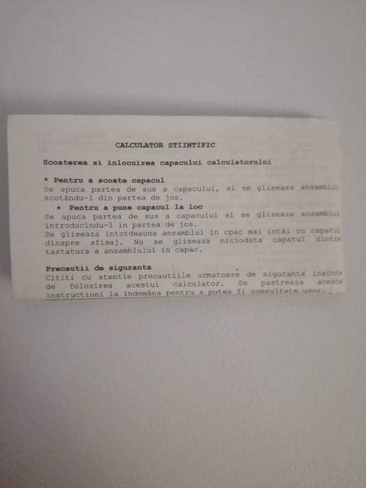 Calculator științific nou cu 229 de funcții matematice