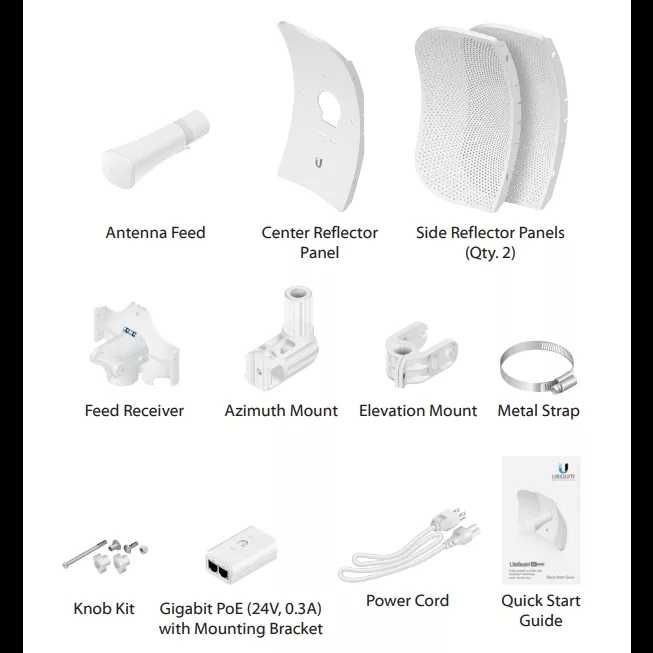 Беспроводной мост Ubiquiti LiteBeam 5AC Gen2, 5GHz, 23dBi
