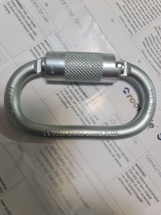 Vând Kit protecție cădere Capital Safety UniGrab + carabinieră 28kN