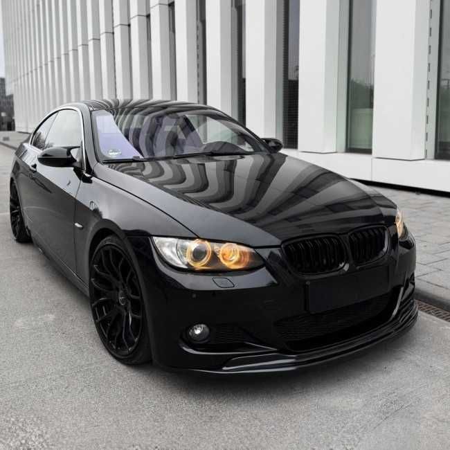 Grile Duble Bara Fata Nari M Style BMW E92 E93 LCI FACELIFT// NON FACELIFT, Negru Lucios