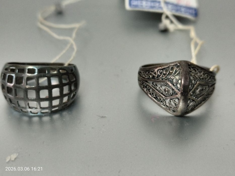 Кольца из серебра
