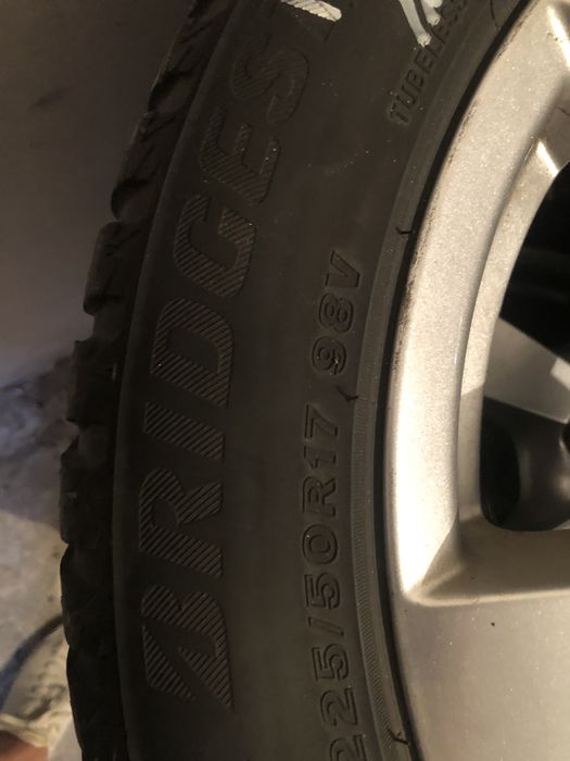 Ocazie, Jante originale BMW 17 inch, anv. iarna Bridgestone , dot  21