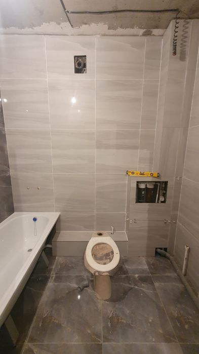 Укладка кафеля, керамогранита.                      .