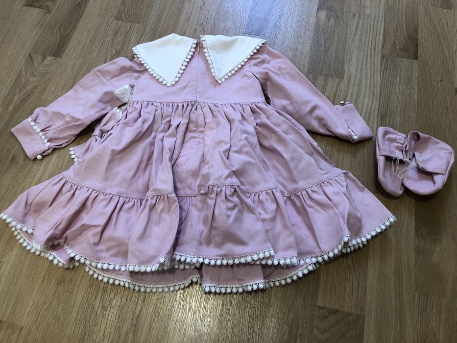 Rochita bebe fetita 92 cm cu eticheta