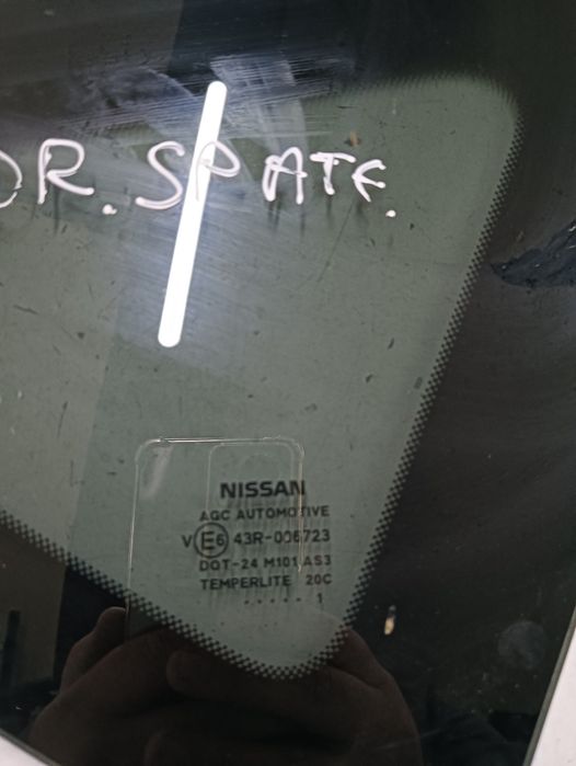 Geam Dreapta Spate Nissan Qashqai / Qashqai +2 I J10, Jj10 2006 - 201