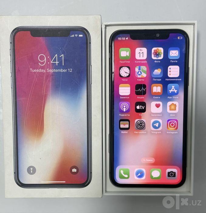 Iphone X Space Gray 64 gb LL/A