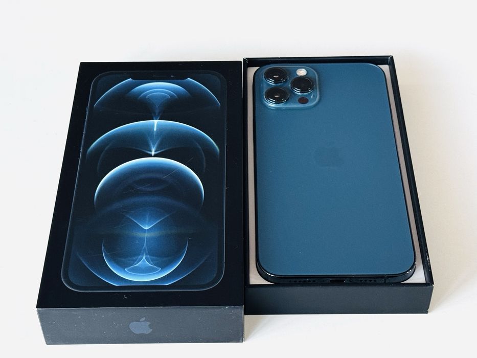 Iphone 12 Pro Max 256GB Blue 100% Батерия! Гаранция 6 месеца