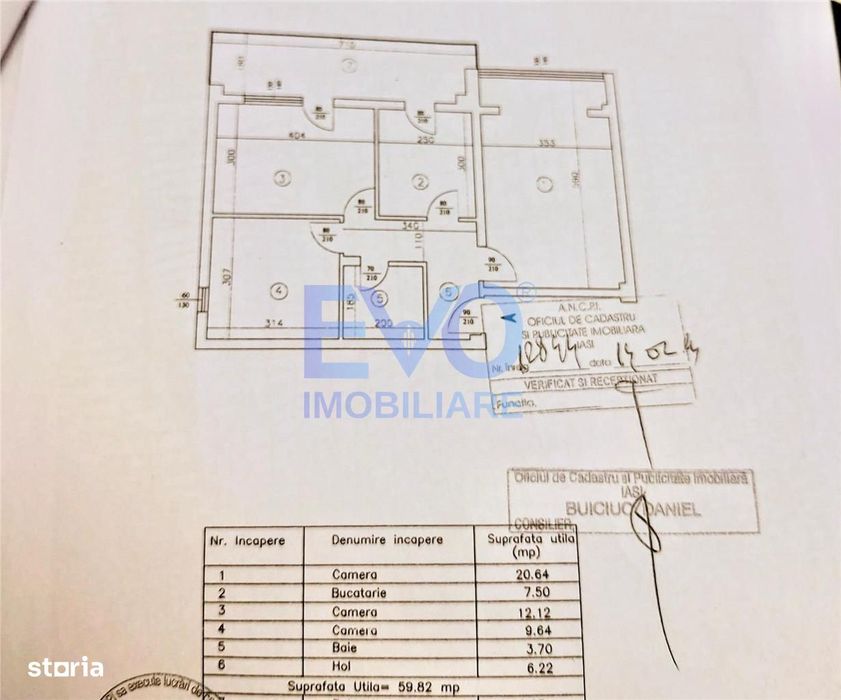 Apartament 3 camere, decomandat, balcon, Valea Lupului, Iasi