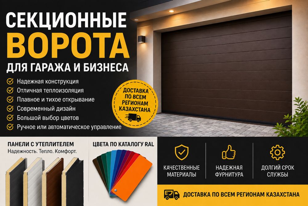 Секционные гаражные ворота