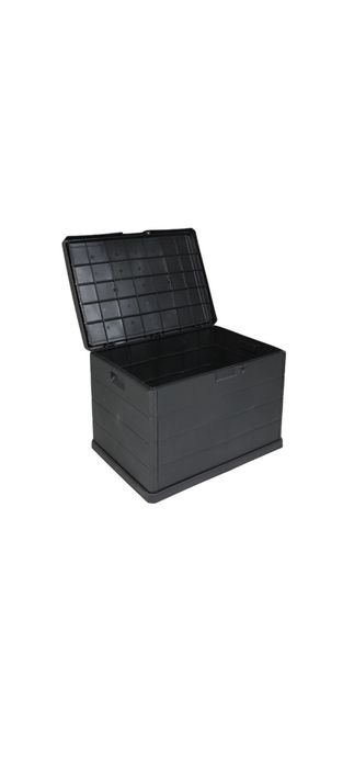 Lada depozitare, pentru gradina, Beta, polipropilena, gri antracit, 170 l, 78 x 55 x 52 cm