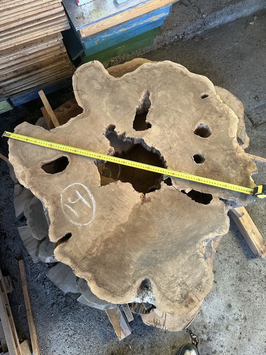 Oрех маслина чинар Шайби масив за епоксидна смола