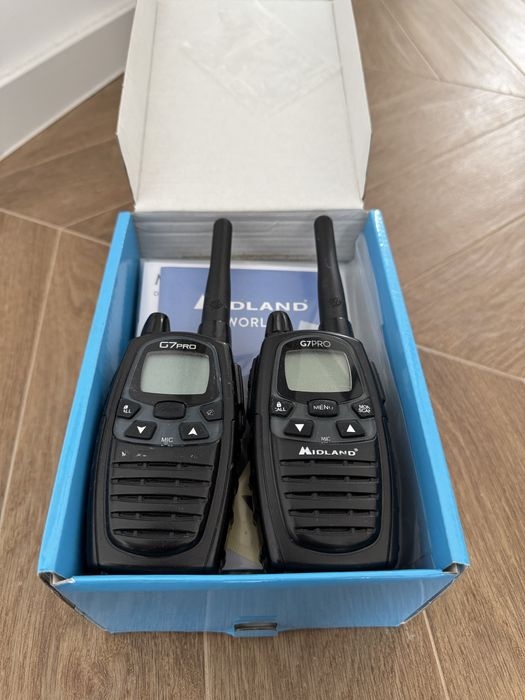 Радиостанция / Уоки токи Midland G7 PRO PMR, ЧЕРНА, 2 БР.
