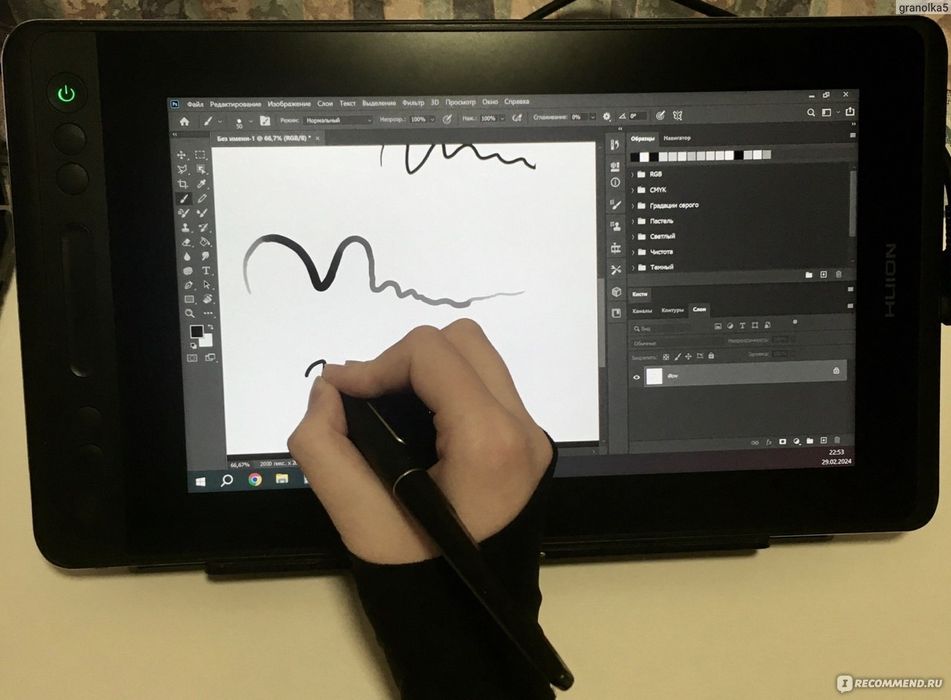 huion kamvas 12 графический планшет