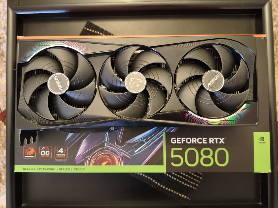 #GARANTIE# / Placa video / Gigabyte RTX 5080 Aorus Master / 16GB GDDR7 / 256-bit