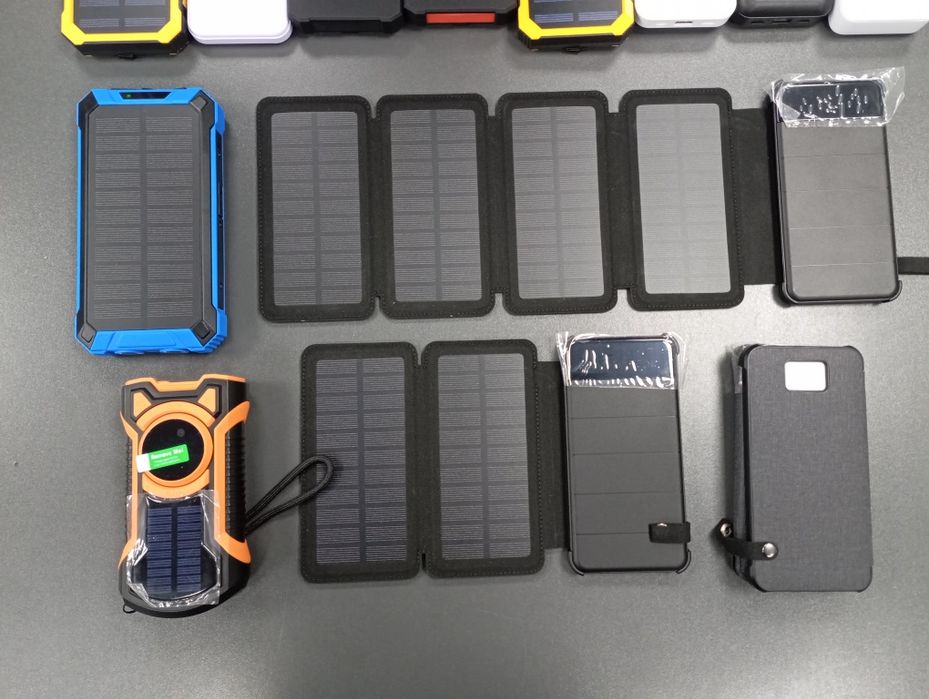 Повербанки на солнечных батареях