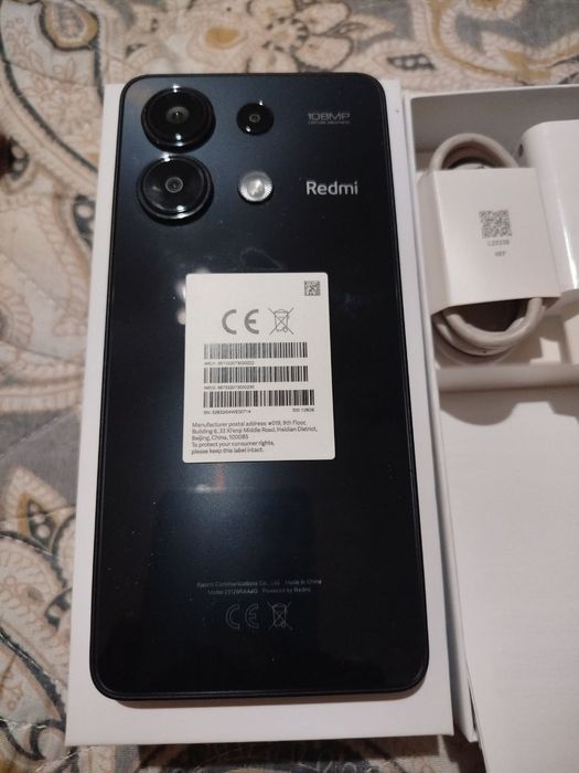 R Продаётся Redmi Note 13 Black 6GB RAM 128 GB ROM