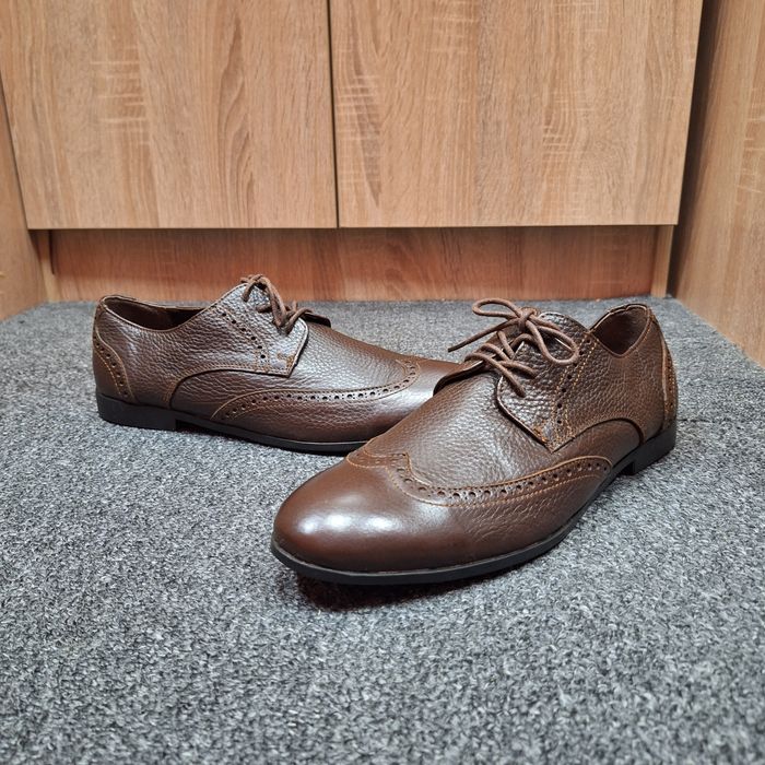 Натуральные кожаные туфли