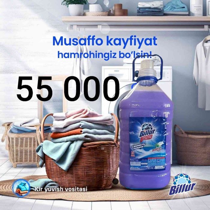 Billur kir yuvish vositalari original va hamyonbop