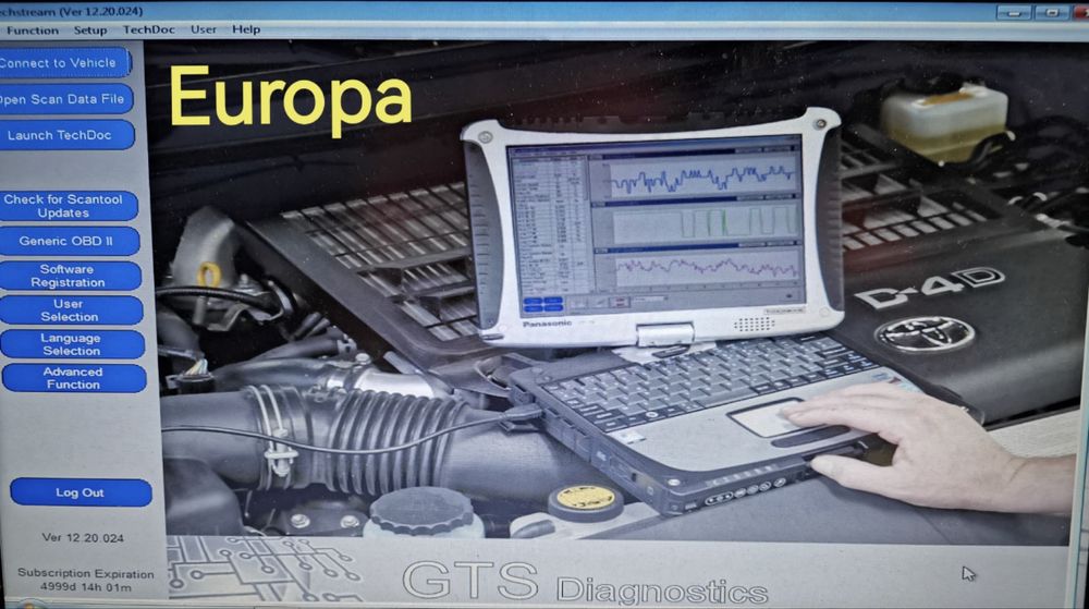 Tester/Diagnoza OTC Techstream v17.00.020  Toyota/Lexus Limba Engleza