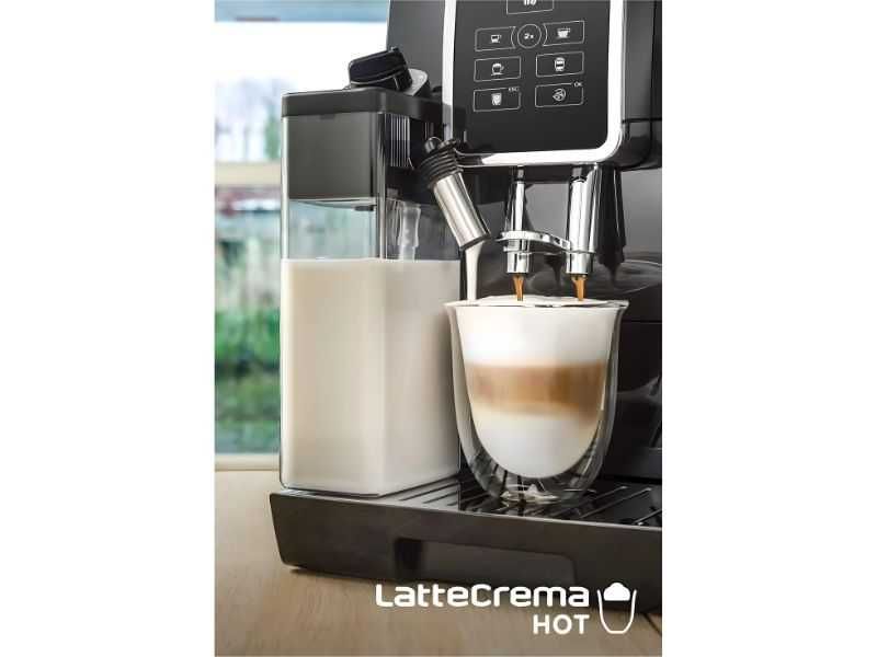 Кафеавтомат De'Longhi Dinamica ECAM350.55.B - 1450 W, Черен