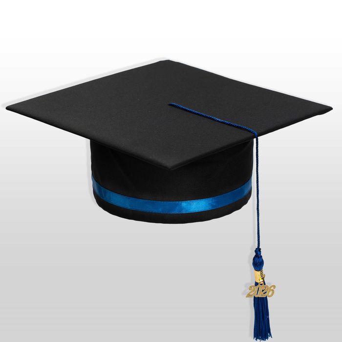 Toca, Esarfa si Cocarda, Set Nepersonalizat, Albastru, Liceu,Facultate