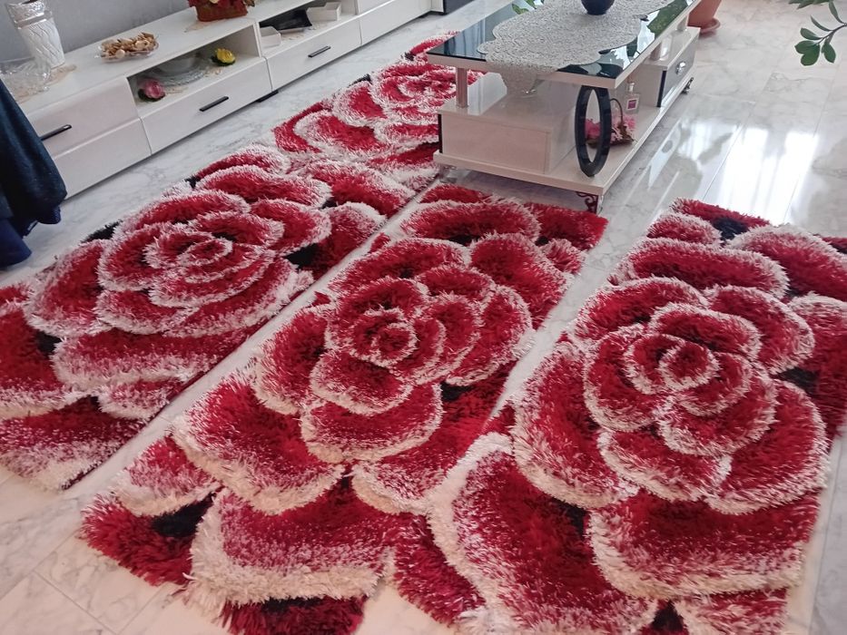 Vând  3 covoare din mătase naturala 4 d