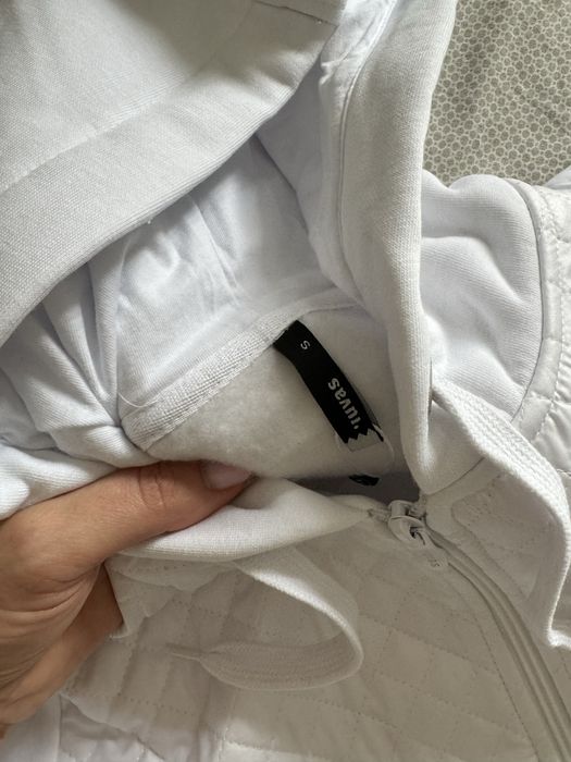 Hanorac alb xs-s