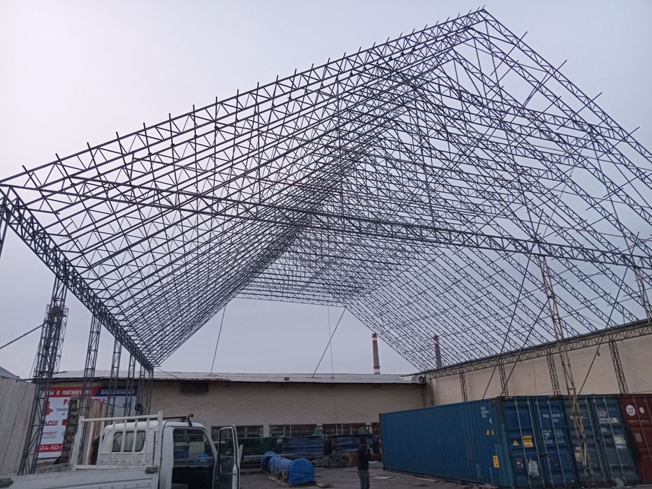 Том навес кантинер профилдан ясаш хизмати