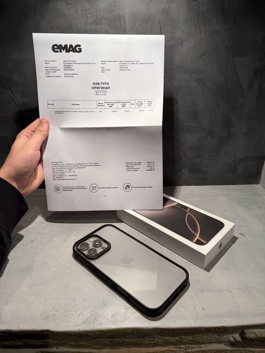 КАТО ЧИСТО НОВ Iphone 16 Pro Max 512 GB + Гаранция