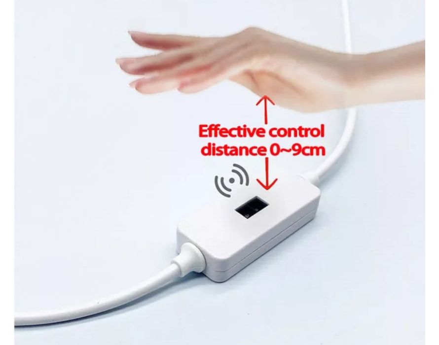 Banda LED cu senzor de miscare, DC 5V, alimentare USB, alb cald, 5 m