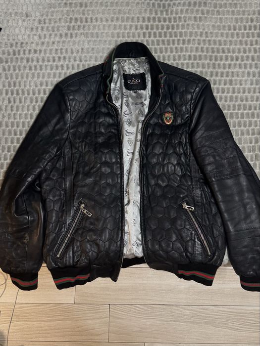Geaca din piele GUCCI