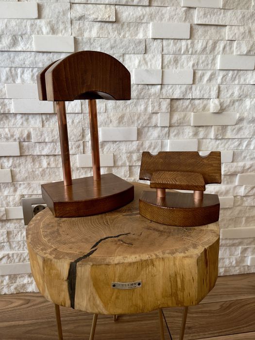 Suport lemn casti / controller Handmade