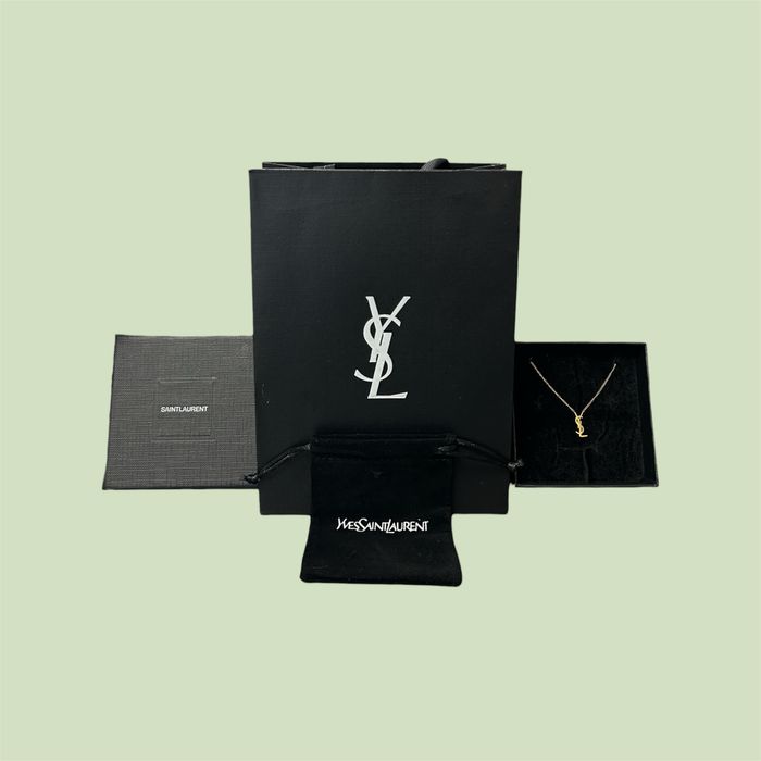 Colier ysl placat cu aur