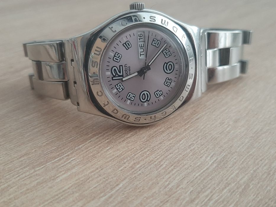 Ceas Swatch Irony Lady - Oțel Inoxidabil - Cadran Roz - Swiss Made