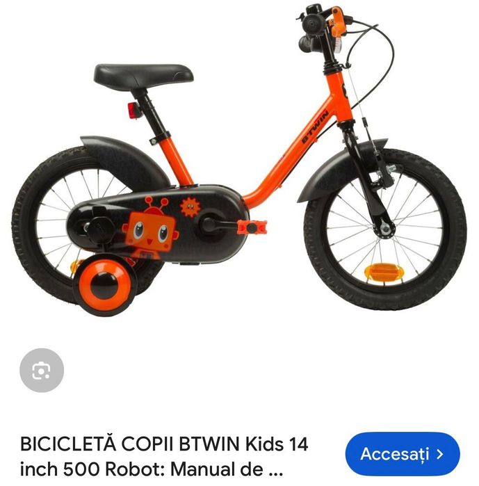 Bicicleta copii BTWIN 14 INCI