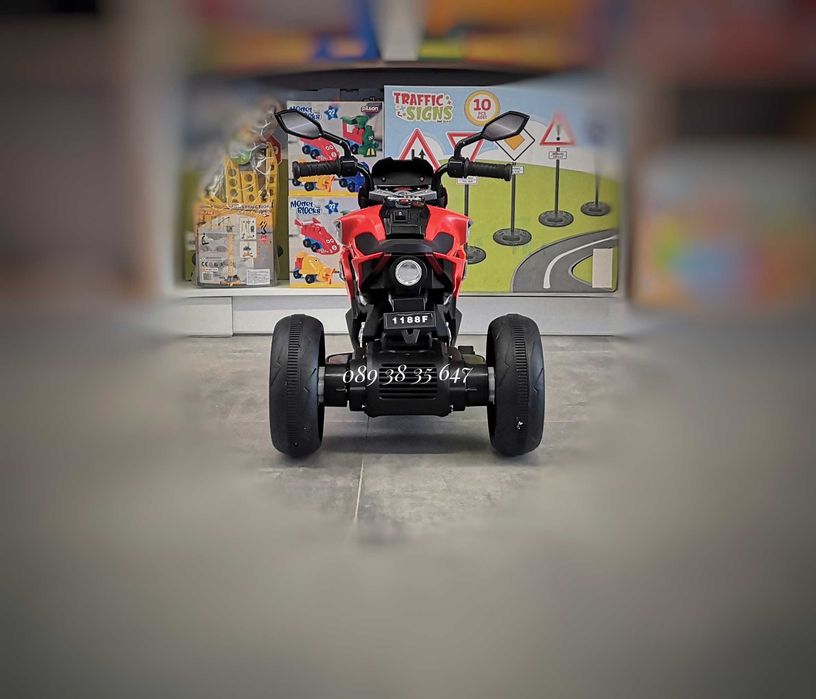 ТОП ЦЕНА!НОВО!Акумулаторен мотор с 3 гуми Colombo RED с 12V,Bluetooth