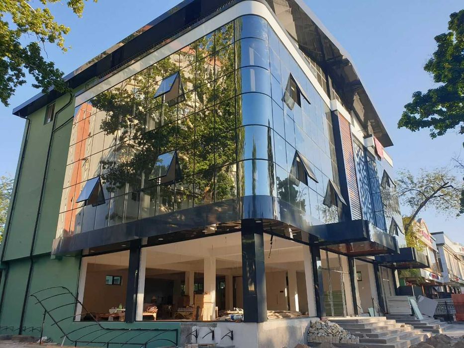 Акфа Akfa Ekopen Остекление офисов фасадов