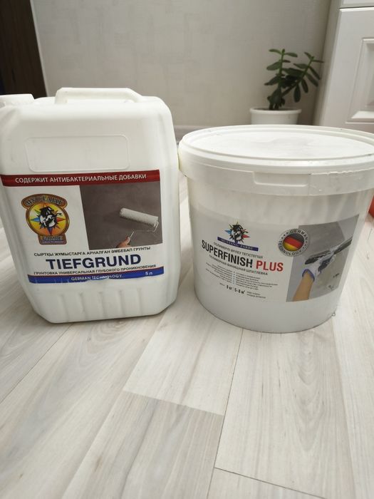 Шпаклёвка и грунтовка