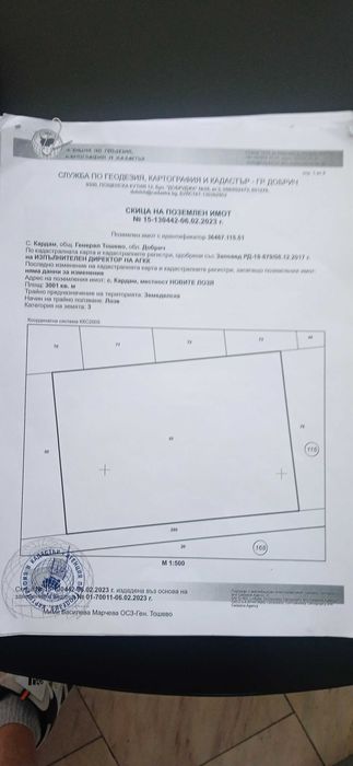 Продава се Земеделски имот в с. Кардам, Област Добрич -  кв.м за 1785 €/дка - Снимка #1