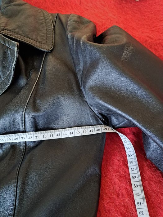 Haină damă lungă din piele naturală, Vera Pelle( 40/ 42)