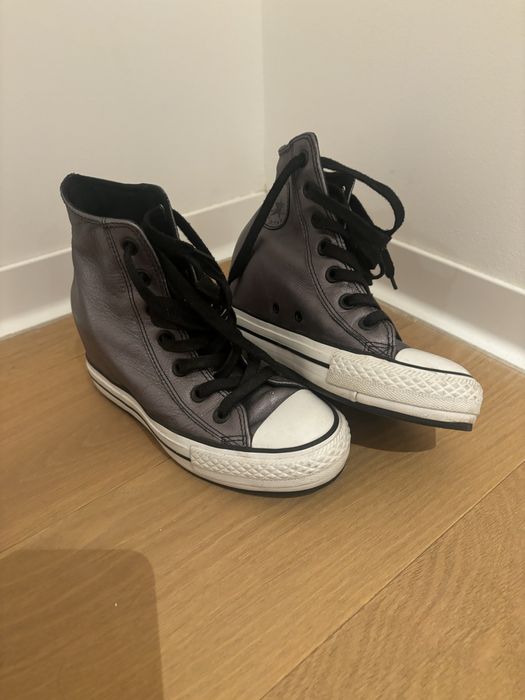 Adidasi Converse, nr 36, gri inchis